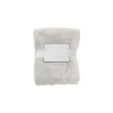 Variante beige - Plaid polaire flanelle en polyester Sean