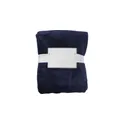 Variante bleu - Plaid polaire flanelle en polyester Sean