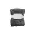 Variante gris - Plaid polaire flanelle en polyester Sean