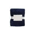 Variante bleu - Plaid polaire personnalisable Nikolaï avec logo