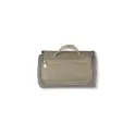 Variante Taupe - Plaid tapis de pique-nique personnalisable en polaire avec logo - 170 x 130 cm