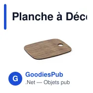 Planche à Découper personnalisable Cyntiax avec logo entreprise - Miniature 1