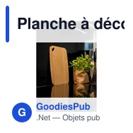 Planche à découper personnalisable en bambou avec logo - Cade - Miniature 2