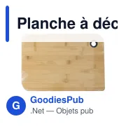 Planche à découper personnalisable en bambou avec logo - Vida - Miniature 3