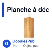 Planche à découper personnalisable en bois d'acacia avec logo - Miniature 2