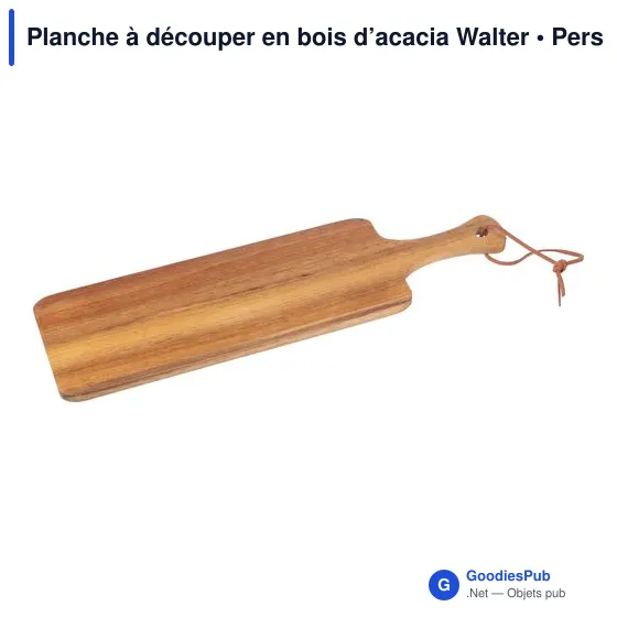Planche à découper personnalisable en bois d'acacia avec logo - Image 3