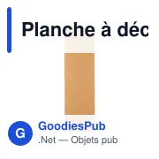 Planche à découper personnalisable en bois d'acacia avec logo - Miniature 4