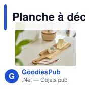 Planche à découper personnalisable en bois d'acacia avec logo - Miniature 5
