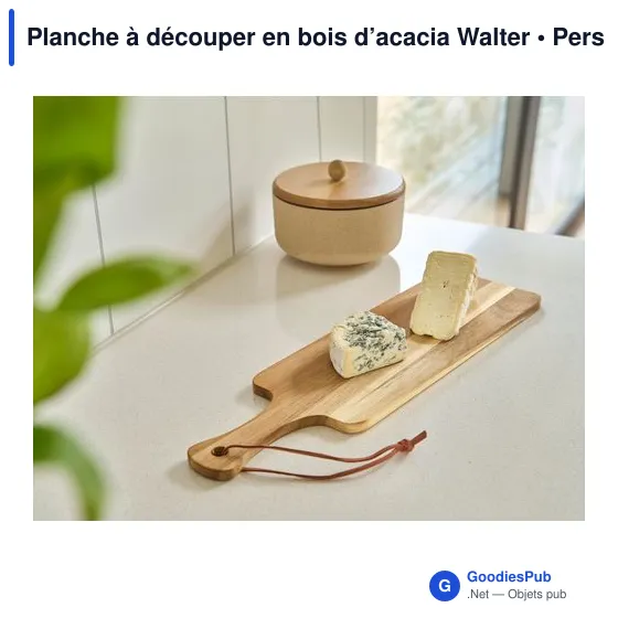 Planche à découper personnalisable en bois d'acacia avec logo - Image 5