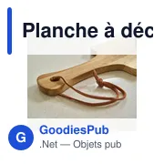 Planche à découper personnalisable en bois d'acacia avec logo - Miniature 6