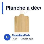 Planche à découper en pin Daxton - Miniature 1