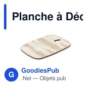 Planche à Découper personnalisable Lienak avec logo - Miniature 1