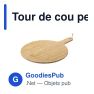 Tour de cou personnalisable avec logo pour entreprises - Miniature 1