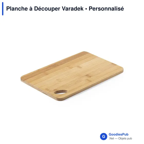 Planche à découper personnalisable Varadek avec logo - Image 2