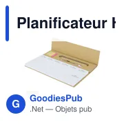 Planificateur Hebdomadaire Isan - Miniature 1