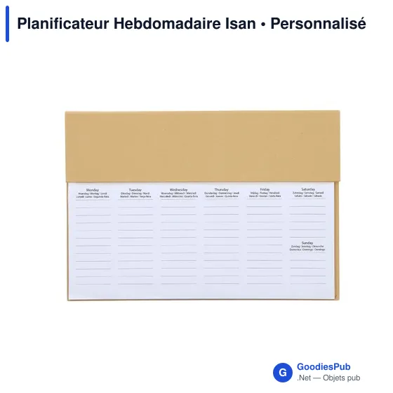 Planificateur Hebdomadaire Isan - Image 4