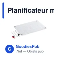 Planificateur magnétique personnalisable avec logo - PLANIT - Miniature 2
