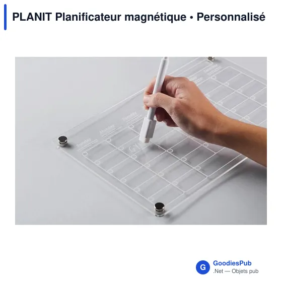 Planificateur magnétique personnalisable avec logo - PLANIT - Image 11