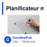 Planificateur magnétique personnalisable avec logo - PLANIT - Miniature 5