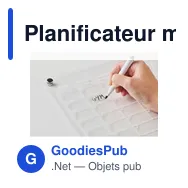 Planificateur magnétique personnalisable avec logo - PLANIT - Miniature 8