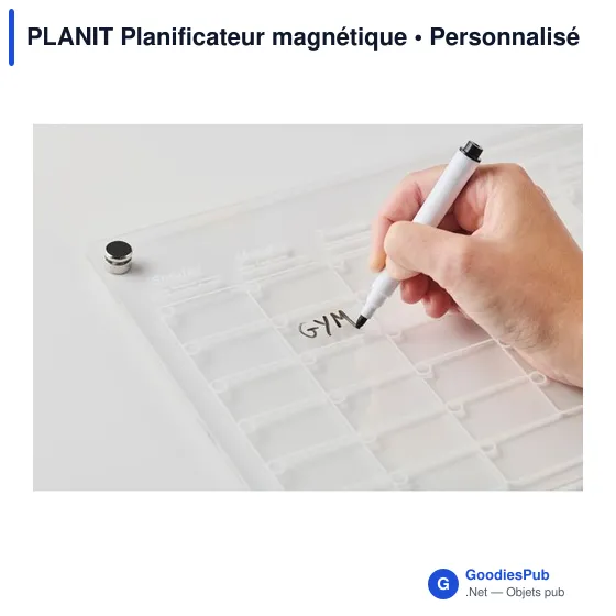 Planificateur magnétique personnalisable avec logo - PLANIT - Image 8