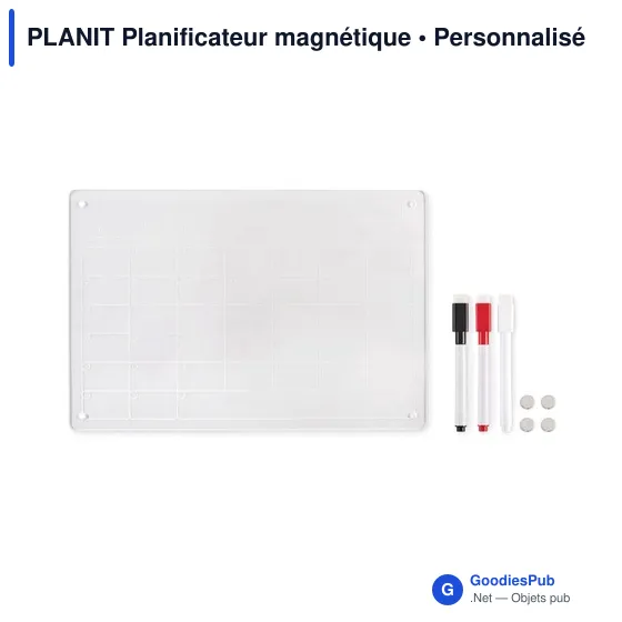 Planificateur magnétique personnalisable avec logo - PLANIT - Image 9