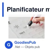 Planificateur magnétique personnalisable avec logo - PLANIT - Miniature 10