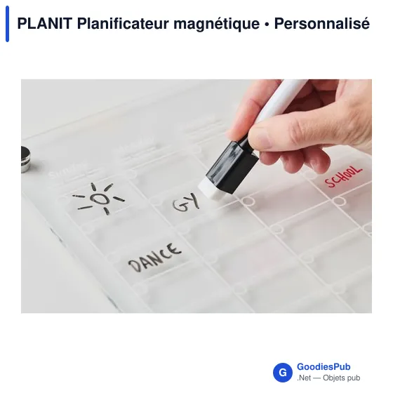 Planificateur magnétique personnalisable avec logo - PLANIT - Image 10