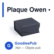 Plaque Owen - Miniature 4