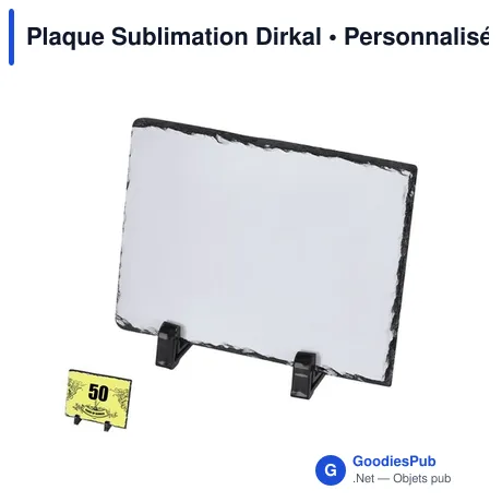 Plaque Sublimation Dirkal