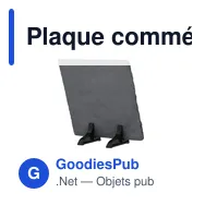 Plaque commémorative personnalisable en ardoise avec logo - Heysi - Miniature 5