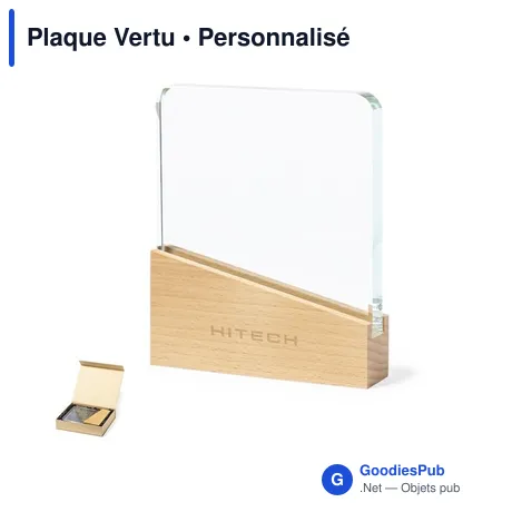 Plaque Vertu