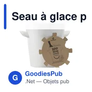 Seau à glace personnalisable pour champagne avec logo - Plastic Bank - Miniature 3