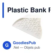 Grattoir à glace personnalisable en plastique recyclé avec logo - Miniature 2
