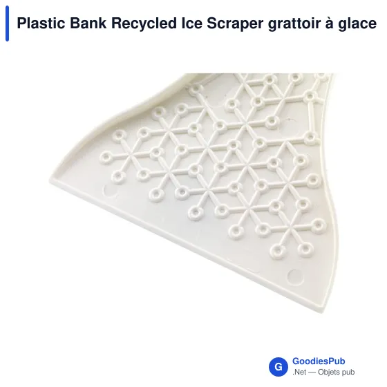 Grattoir à glace personnalisable en plastique recyclé avec logo - Image 2