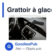 Grattoir à glace personnalisable en plastique recyclé avec logo - Miniature 11
