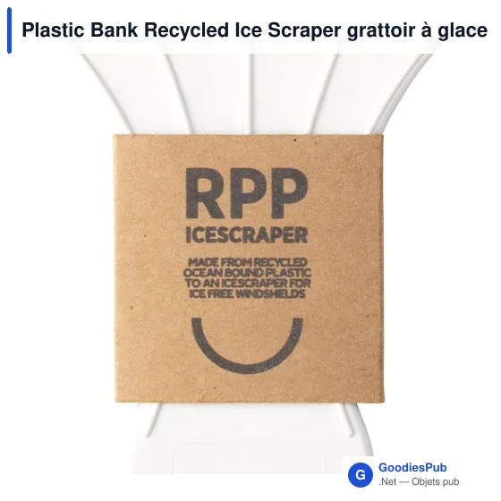 Grattoir à glace personnalisable en plastique recyclé avec logo - Image 3