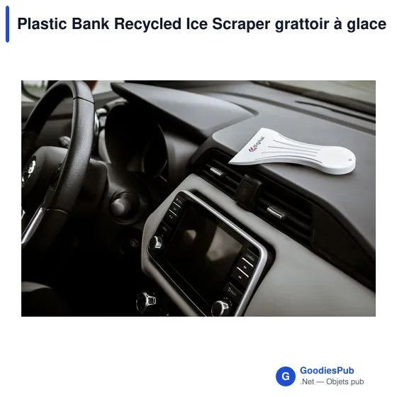 Grattoir à glace personnalisable en plastique recyclé avec logo - Image 4