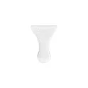 Variante blanc - Grattoir à glace personnalisable en plastique recyclé avec logo