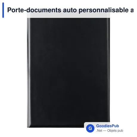 Porte-documents auto personnalisable avec logo - Plastic car folder Tourer