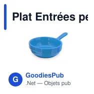 Plat Entrées personnalisable en céramique avec logo - Boletus - Miniature 2