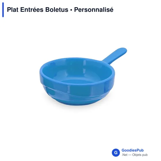 Plat Entrées personnalisable en céramique avec logo - Boletus - Image 2