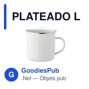 PLATEADO L Mug en émail sublimation 500m - Miniature 1