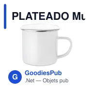 PLATEADO Mug émaillé pour sublimation - Miniature 1