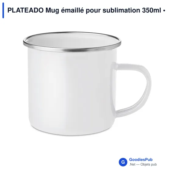 PLATEADO Mug émaillé pour sublimation - Image 1