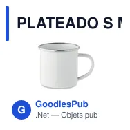 PLATEADO S Mug en émail sublimation 200ml - Miniature 1
