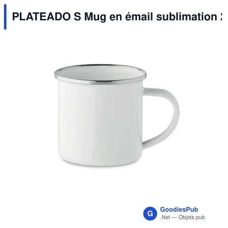 PLATEADO S Mug en émail sublimation 200ml