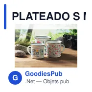 PLATEADO S Mug en émail sublimation 200ml - Miniature 3