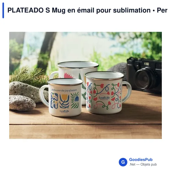 PLATEADO S Mug en émail sublimation 200ml - Image 3