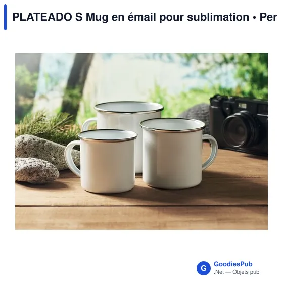 PLATEADO S Mug en émail sublimation 200ml - Image 4